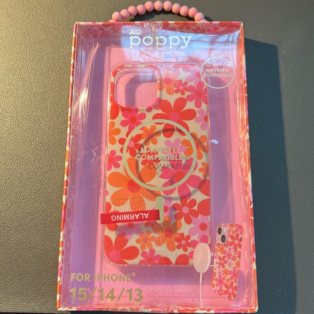 XO poppy iPhone Case New in Box